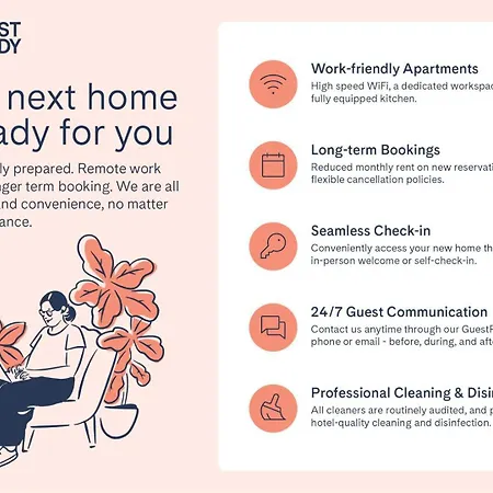 Apartment Guestready - Cardo White